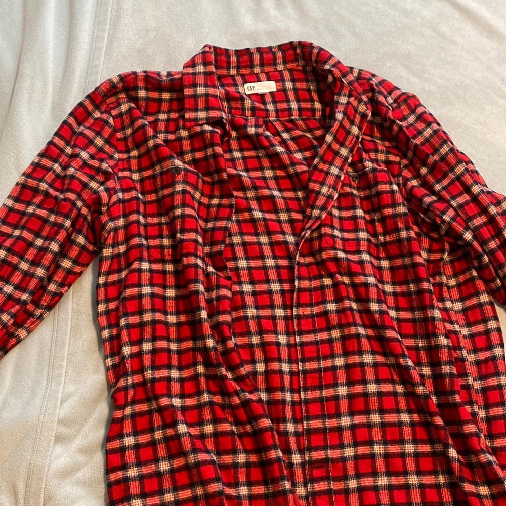 GAP Men’s Red Flannel XL